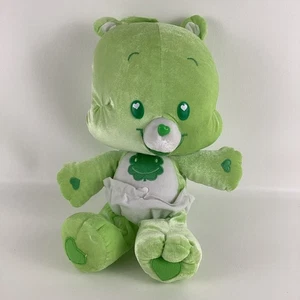 Care Bears Cubs Green Good Luck Bear 16" Plush Stuffed Animal Toy Nanco - Picture 1 of 7
