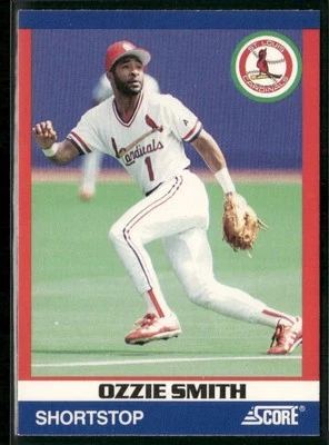 1991 Score 100 Superstars #18 Ozzie Smith - Image 1 of 2