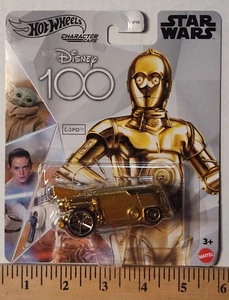 Hot Wheels Character Cars Disney 100th Star Wars C-3PO 2023 - Picture 1 of 3