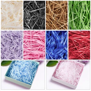 Coloured Luxury Shredded Tissue Paper Gift Box Basket Hamper Packaging Fillers - Picture 1 of 53
