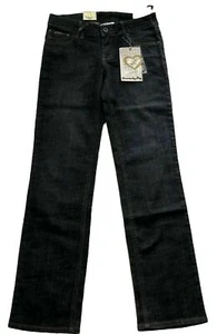 Luxirie By LRG Womens Denim Dark Mid Rise Straight Leg Jeans - Picture 1 of 9