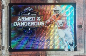 Leaf J.T. 2018 JT BARRETT ¡Armado y Peligroso NEGRO Onda Auto SSP! #7/7 OSU - Imagen 1 de 2