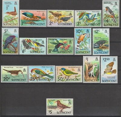 ST VINCENT 1970/71 SG 285/300 MNH - Imagem 1 de 2