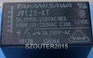 2PCS JV12S-KT 5A 12VDC Normal Open Power Relay NEW - Bild 1 von 1
