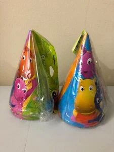 Lot of 2 Nick Jr. Backyardigans Birthday Party Hats 8-Packs DesignWare 2006 - Picture 1 of 3