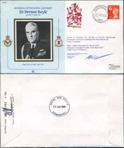 CDM13a RAF COMMANDER Sir Dermot Boyle Signed Gp Capt M K Widdowson (E) - Picture 1 of 1