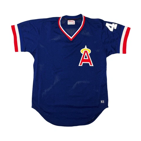 vtg rare 1983 california angels #44 jackson sample pro cut wilson jersey size 42 Cover