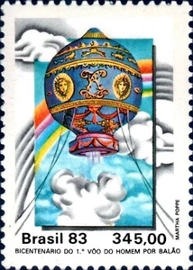 Brazil #Mi2016 MNH 1983 Manned Flight Montgolfier Balloon [1897] - Picture 1 of 1