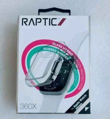 Parachoques Raptic XDoria Defense 360X para 42 mm para Apple Watch parachoques de goma transparente Foto 1 de 4