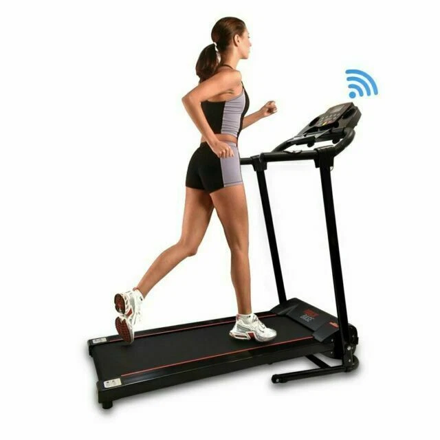SereneLife SLFTRD18 Smart Digital Folding Exercise Machine Treadmill