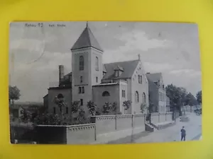 1913 Alte AK Rehau Kath. Kirche Oberfranken - Bild 1 von 2