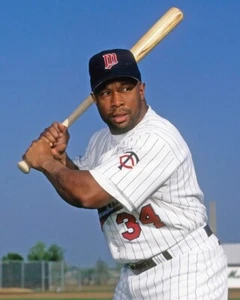 Minnesota Twins KIRBY PUCKETT Glossy 8x10 Photo Baseball Print Poster HOF 2001 - Picture 1 of 1