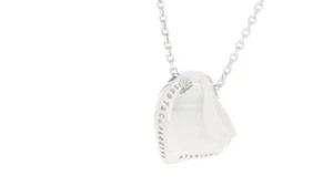 Tiffany & Co Sterling Silver Vier Chain Elsa Peretti Full Heart Pendant Necklace - Picture 1 of 8