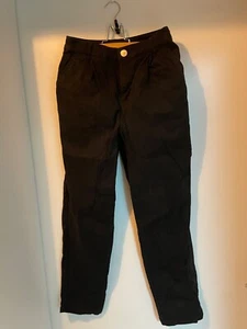 ASOS Hose Jeans schwarz tailliert Gr. S / 34 gerader Schnitt Bundfalten - Bild 1 von 7