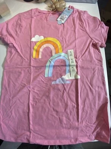 Lot 2 NWT Girls Graphic T Shirts Cat & Jack Pink Size XL 14 - Picture 1 of 1