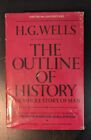 Zarys historii: Cała historia człowieka H.G. Wells 1971 HC DJ Vol. 1