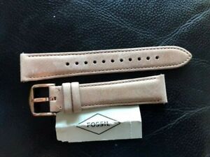 NEW ORIGINAL FOSSIL LEATHER WATCH STRAP. 14 &18 MM.