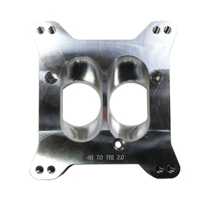 Carburador Holley Edelbrock adaptador colector de admisión TBI 2" plano doble - Imagen 1 de 4