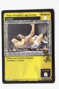 WWE Raw Deal CCG Unforgiven v17 Shoot Russian Leg Sweep #34 NM - Picture 1 of 2