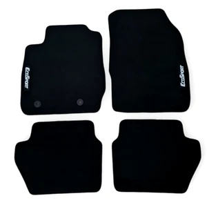 Car Floor Mats For Ford EcoSport Velour Waterproof Black Carpet Rugs Auto Liners - Bild 1 von 11
