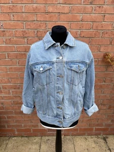 Chaqueta bomber vaquera lavada a la piedra para dama de Missguided Petite. talla 8 - Imagen 1 de 9