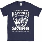 You Can't Buy Happiness But You Can Go Skiing Mens T-Shirt