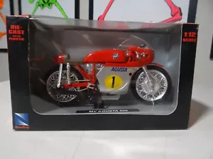 NEW RARE - NewRay 1:12 Diecast 2006 MV Agusta 500 Motorcycle RED BIKE 1967 - Picture 1 of 5