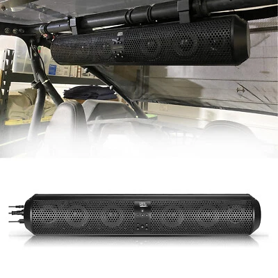 28'' UTV Sound Bar Speaker Audio System Bluetooth For Polaris RZR XP 1000 Can Am - Image 1 of 4