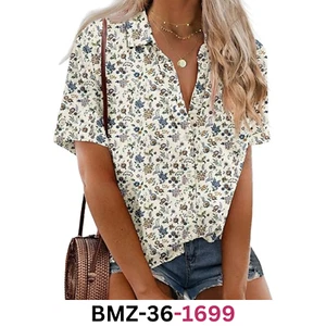 IN'VOLAND Women's Plus Size Linen Button Down Shirt Short Sleeve Blouse Top, 20W - Picture 1 of 6