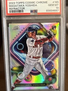 2023 Topps Cosmic Chrome Masataka Yoshida RC Refractor Rookie #185 PSA 10 GEM - Bild 1 von 4