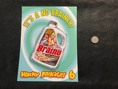 2007 TOPPS WACKY PACKAGES ANS6 SERIES 6 SELL SHEET 4 PAGE FLYER AD RARE POP MINT - Image 1 of 4