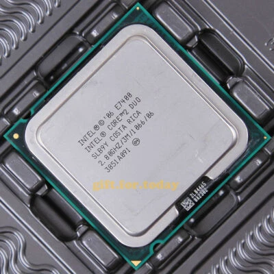 Intel Core 2 Duo E7400 2.8 GHz Socket LGA 775/Socket T 65W 1066MHz CPU Processor - Image 1 of 4