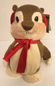 Kids Of America CHIPMUNK Singing Walking Animated Plush MWT Christmas Toy J4 - Picture 1 of 2