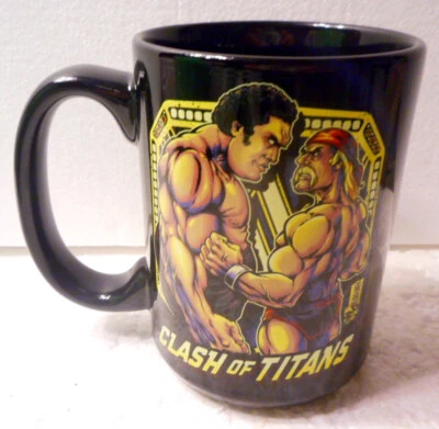Taza de café de colección WWF WWE Hulk Hogan Andre the Giant CLASH OF TITANS **RARA** Foto 1 de 4