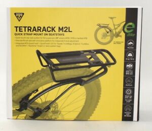 Topeak TetraRack M2L Mountain Bike Rear Rack Black TA2410M2