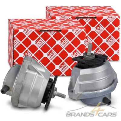 2x FEBI MOTORLAGER VORNE FÜR BMW 5-ER E60 E61 525-d 530-d 535-d 6-ER E63 M57 - Bild 1 von 4