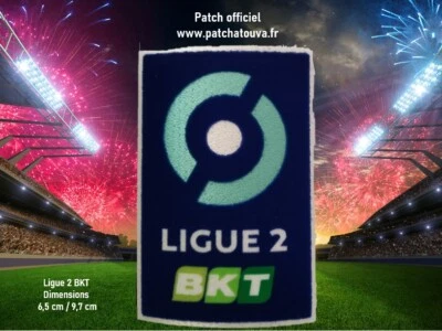 Badge Patch France 2020/23 Ligue 2 BKT officiel maillot de foot Toulouse, ASSE