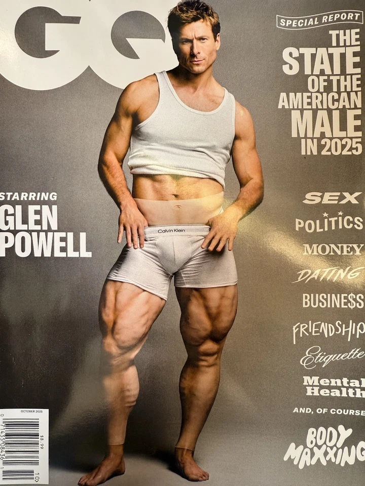 GQ Magazine October 2025 Glenn Powell