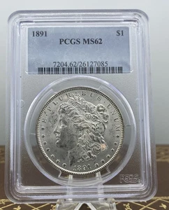 1891 Morgan $1 – PCGS MS62 - Picture 1 of 4