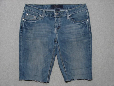 CALÇÕES JEANS FEMININO RG11456 **EARL JEAN** CUT-OFF tamanho 9 - Imagem 1 de 3