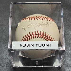 Robin Yount Single-Signed Auto Official AL Baseball HOF Milwaukee Brewers - Picture 1 of 7