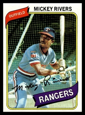 1980 Topps #485 Mickey Rivers - Image 1 of 2