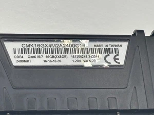 Corsair Vengeance LPX 8GB (1x8GB) PC4-19200 (DDR4-2400) CL16 CMK16GX4M2A2400C16 - Picture 1 of 3