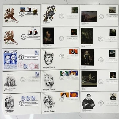 15 First Day of Issue Postal Covers Historic FDC 1996-98 Culture Lot #23 - Image 1 of 4