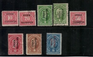 United States Scott# RD5 // RD16 perfin revenue MH Scott=$31 - Picture 1 of 1