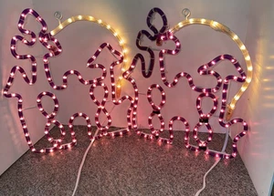 VTG 2  Haunted House window light Halloween spookyLED rope tube light Read - Picture 1 of 8