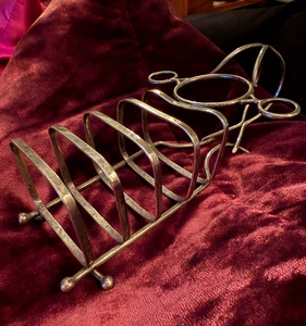 Sterling Silver Toast Rack Fine Arts International "Processional" Pattern - Picture 1 of 12