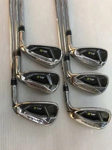 TaylorMade M2 Iron Set 5-9,Pw 6pc Flex Stiff REAX 90 Steel - Picture 1 of 5