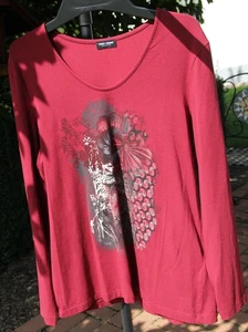 Gerry Weber – Shirt, weinrot, Größe 42 – WENIG GETRAGEN! - Bild 1 von 3
