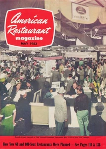 Pubblicità Vintage 1953 Stampa Ristorante Americano Rivista COPERTINA Convegno Nazionale - Foto 1 di 1